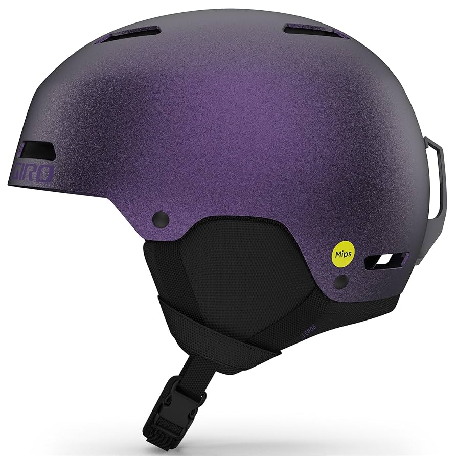 Giro Ledge MIPS Snow Helmet - Matte Black/Purple Pearl